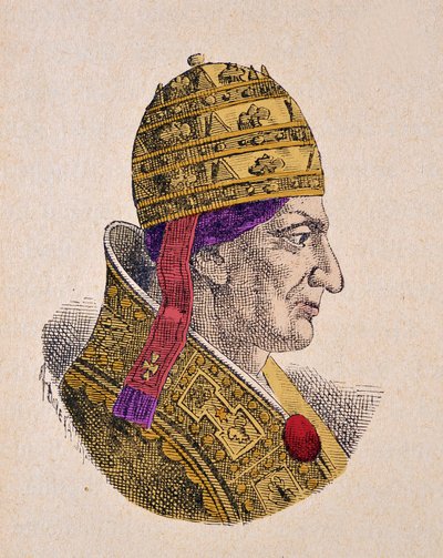 Portrait of Pope Gregory X (1271-1276) by Italian School