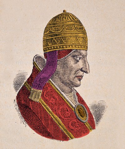 Portrait of Pope Innocent III (1198-1216) by Italian School