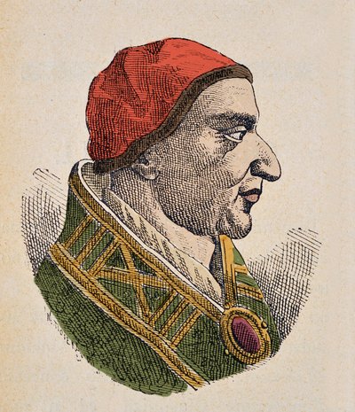 Portrait of Pope Jean III (561-574) by Italian School