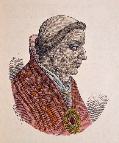 Portrait of Pope John V (685-686) by Italian School