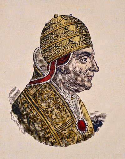 Portrait of Pope Jean XIII (965-972) by Italian School