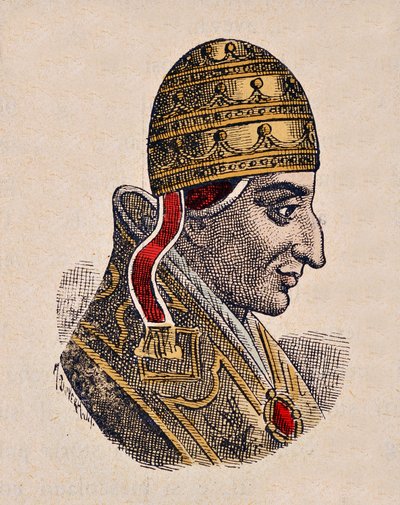 Portrait of Pope Jean XIV (983-984) by Italian School
