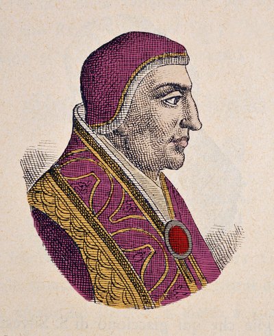 Portrait of Pope Jean XVIII (1003-1009) by Italian School