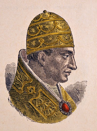 Portrait of Pope John X (914-928) by Italian School