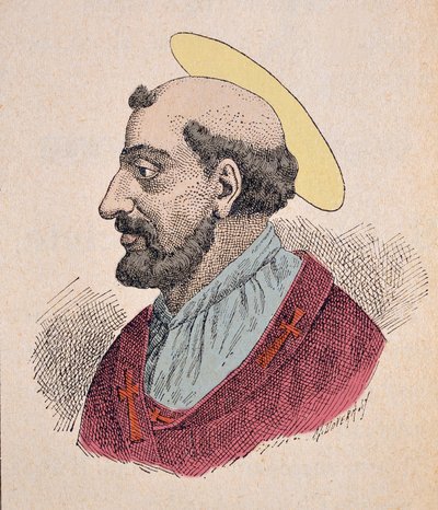 Portrait of Pope Linus (67-76) by Italian School