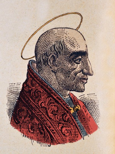 Portrait of Pope Marcellinus (296-304) by Italian School
