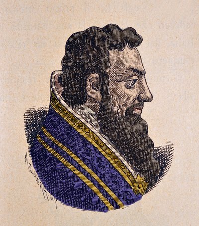 Portrait of Pope Marinus II (942-946) by Italian School