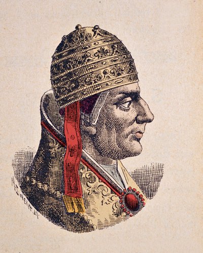 Portrait of Pope Nicholas IV (1288-1292) by Italian School