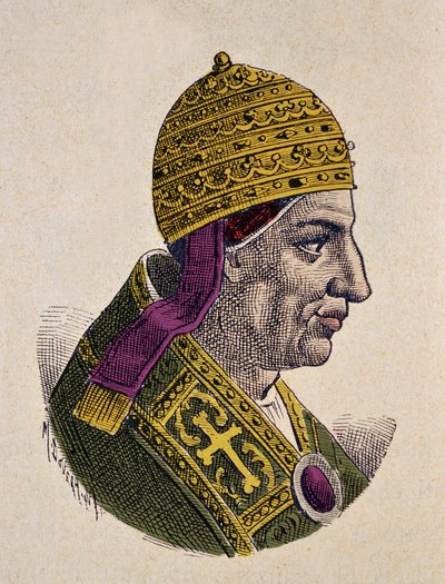Portrait of Pope Nicholas I (858-867) by Italian School