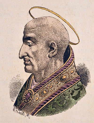 Portrait of Pope Pius I (ca. 144-155) by Italian School