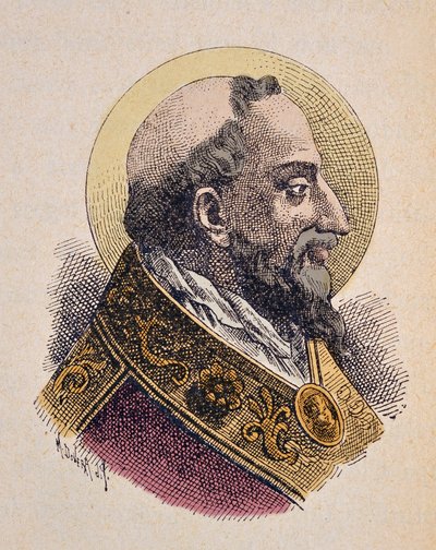 Portrait of Pope Clement I (88-97) by Italian School