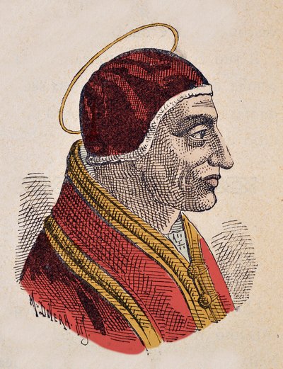 Portrait of Pope Sixtus II (258) by Italian School