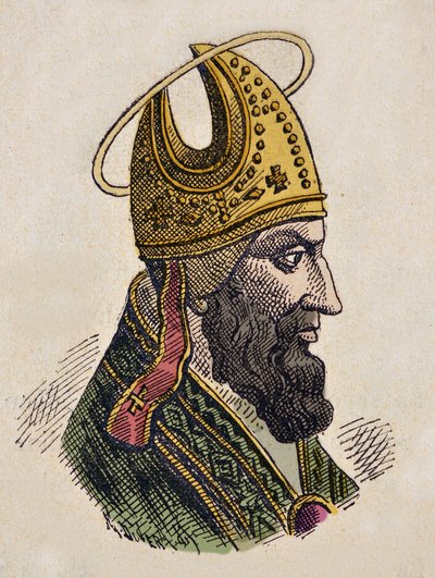 Portrait of Pope Sylvester I by Italian School