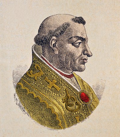 Portrait of Pope Valentin by Italian School