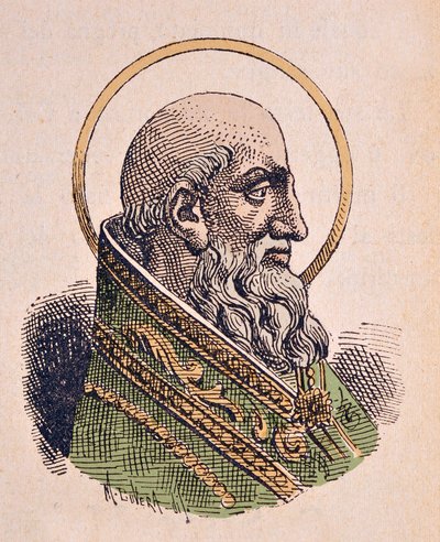 Portrait of Pope Saint Stephen I by Italian School