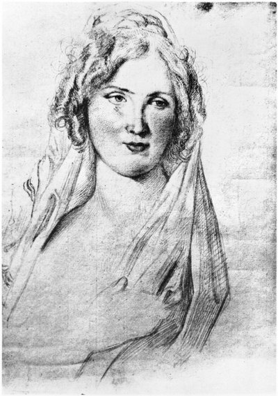 Portrait Presumed of Angela Pietragrua, Countess Simonetta, Mistress of the French Writer Stendhal, While He Was in Italy, Between September 1811 and 1815 by Italian School
