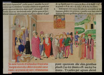 Presentation of the Work to the Pope, from 