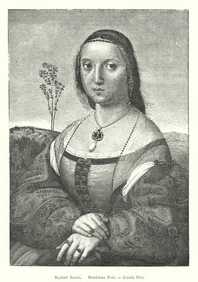 Maddalena Doni, Galerie Pitti (engraving) by Italian School