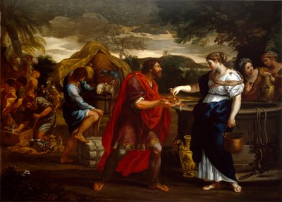 Rebecca at the Well by Italian School