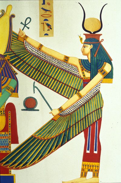 Representation of Isis, Illustration from Monuments of Egypt and Nubia, by Ippolito Rosellini by Italian School