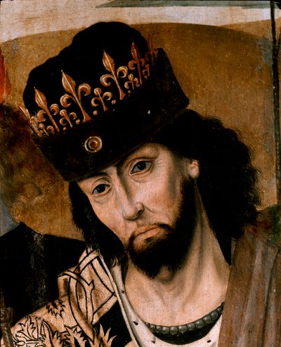 Representation of Robert I of Anjou (1278-1343) King of Sicily and Leader of the Guelf Party (Detail) by Italian School