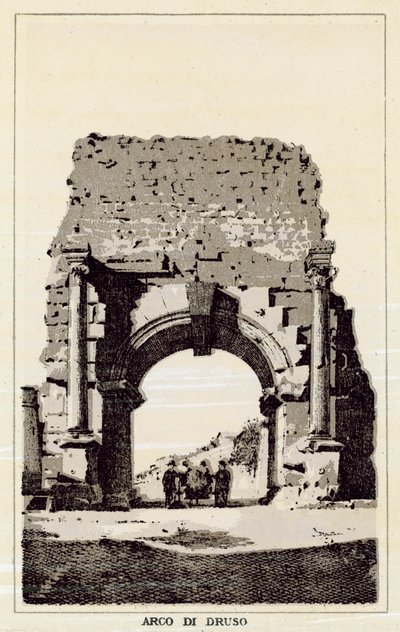 Rome: Arch of Drusus by Italian School
