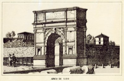 Rome: Arch of Titus by Italian School