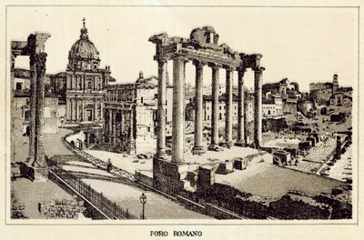 Rome: Roman Forum by Italian School
