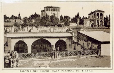 Rome: Palace of the Caesars, Ancestral Home of Tiberius by Italian School