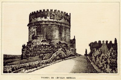 Rome: Tomb of Cecilia Metella by Italian School