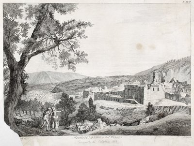 Ruins of Soriano Calabro and the Temple, Calabria, 1783 by Italian School