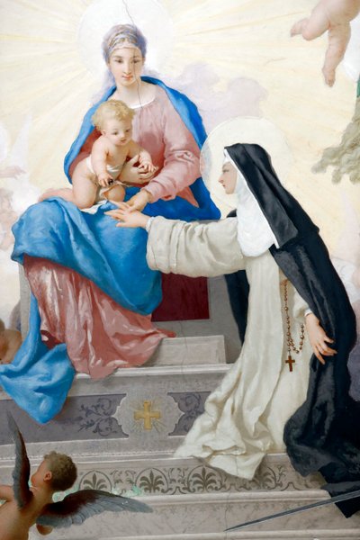 Saint Catarina Church (Chiesa di Santa Caterina), Saint Catarina and Virgin and Child, Varazze, Italy by Italian School