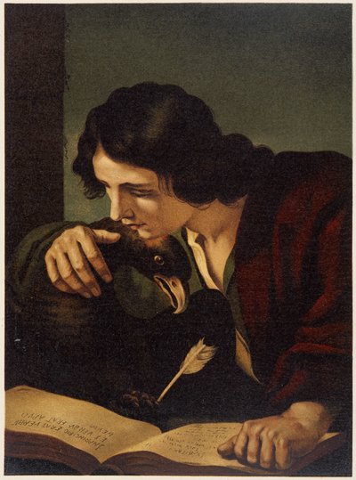 Saint John with the eagle in “Aurea Bibbia classica: storia della rivelazione divina nell