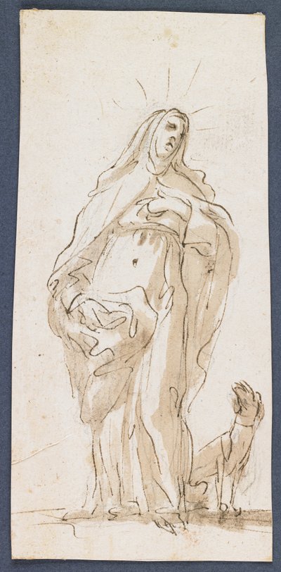 Saint Margaret of Cortona, Late 17th Century by Italian School