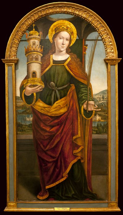 Saint Barbara by Italian School