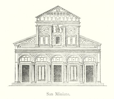 San Miniato (engraving) by Italian School