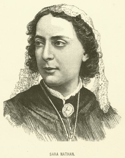 Sara Nathan (engraving) by Italian School
