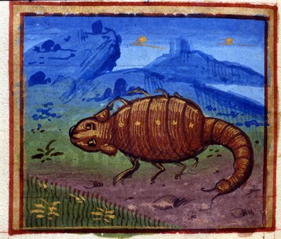 Scorpion Sign. Italian Horoscope, mid-15th century by Italian School