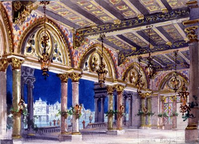 Set design for the opera 