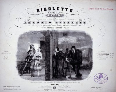 Sheet music of 