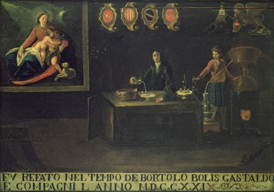 Sign of the Venetian Pharmacists Guild, 1729 by Italian School
