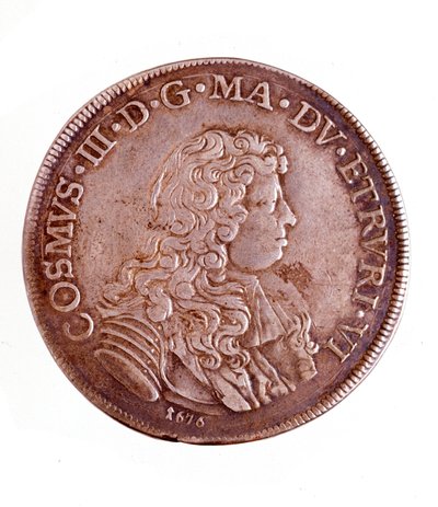 Silver Piastra from Florence, Reign of Cosimo III de
