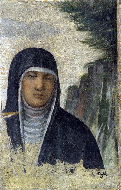 St. Claire, Founder of the Order of the Clares by Italian School