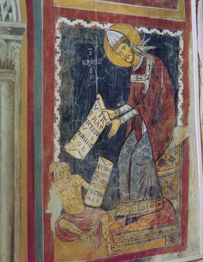 St. Gregory the Great, with Job at his feet, St. Gregory