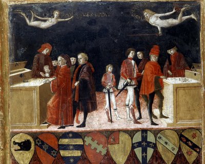 State finances in times of peace and war - by Ciabella by Italian School
