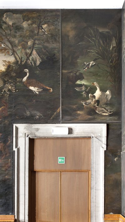 Swan and Ducks, Myth of Orpheus by Italian School