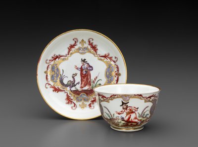 Tea Bowl and Saucer, c.1755 by Italian School