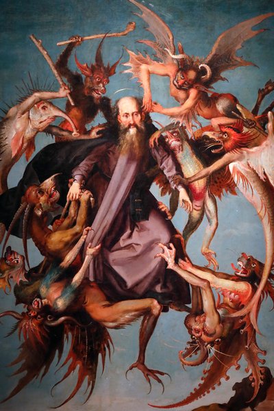 Temptations of St Anthony (16th century) by Italian School