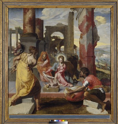 The Adoration of the Shepherds by Italian School