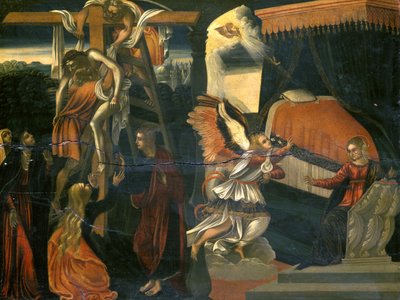 The Annunciation and the Deposition by Italian School